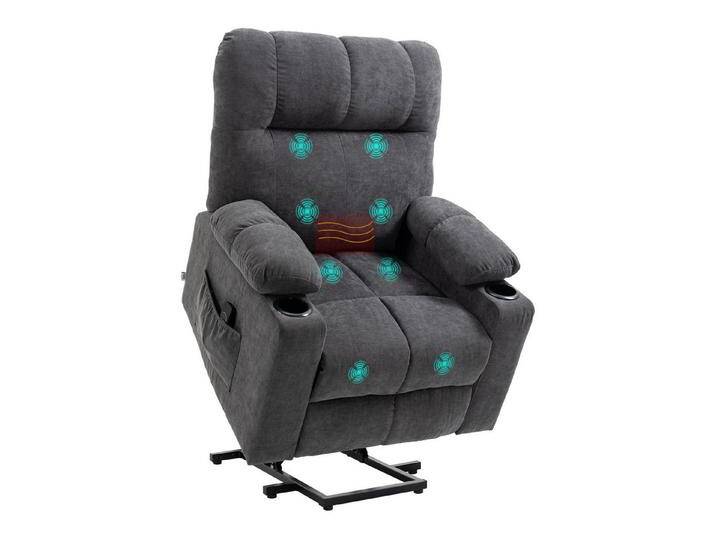 HOMCOM Massagesessel Sessel mit Aufstehhilfe, Elektrischer Kinosessel mit Massagefunktion HOMCOM Massagesessel Sessel mit Aufstehhilfe, Elektrischer Kinosessel mit Massagefunktion von Homcom