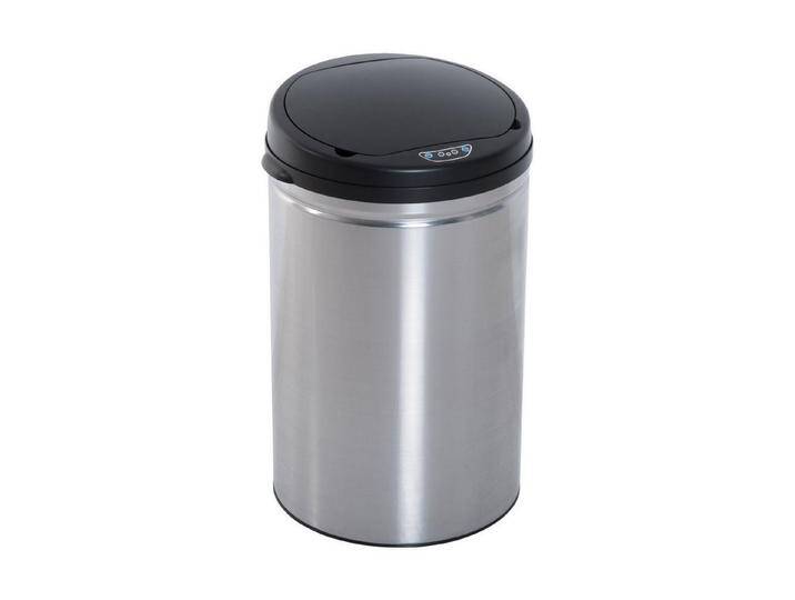 HOMCOM Mülleimer Automatik Abfalleimer mit Sensor, Schwarz+Silber Ø30,5 x 51,5 cm, schwarz silberfarben HOMCOM Mülleimer Automatik Abfalleimer mit Sensor, Schwarz+Silber Ø30,5 x 51,5 cm, schwarz silberfarben von Homcom