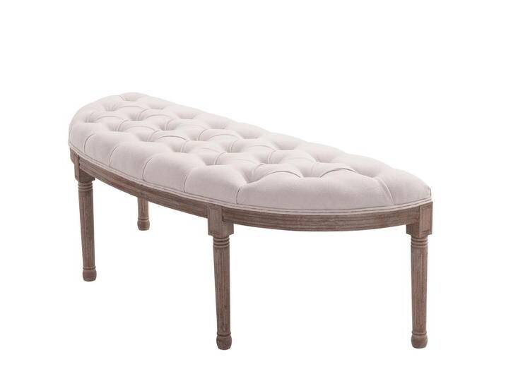 HOMCOM POLSTERBANK, Beige, Kunststoff, 51x48x1405 cm, Esszimmer, Bänke, Sitzbänke von Homcom