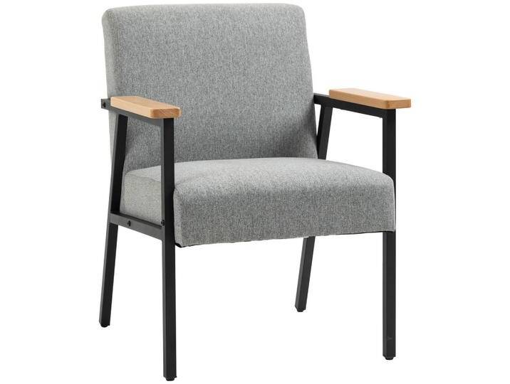 HOMCOM OHRENSESSEL, Grau, Metall, 70x83.5x64.5 cm, Wohnzimmer, Sessel, Polstersessel HOMCOM OHRENSESSEL, Grau, Metall, 70x83.5x64.5 cm, Wohnzimmer, Sessel, Polstersessel von Homcom