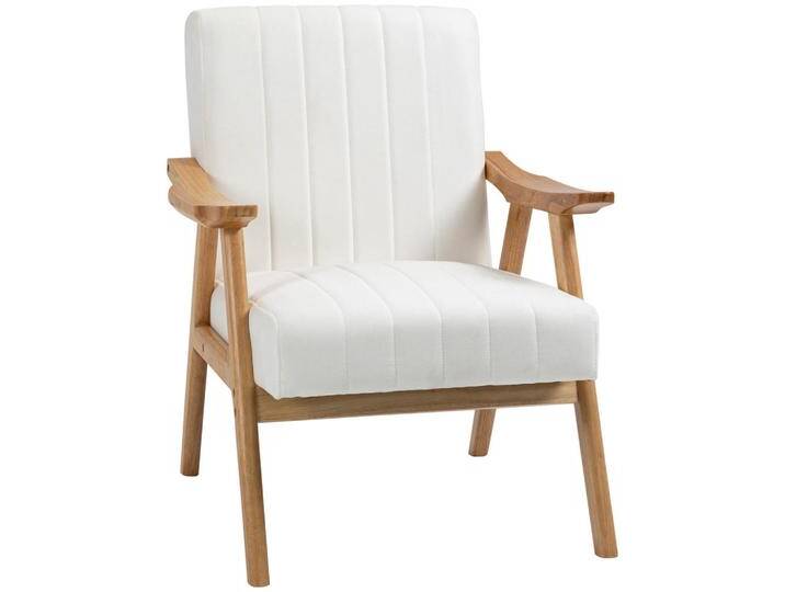 HOMCOM POLSTERSESSEL, Creme, Kunststoff, 74x82x68 cm, Wohnzimmer, Sessel, Relaxsessel HOMCOM POLSTERSESSEL, Creme, Kunststoff, 74x82x68 cm, Wohnzimmer, Sessel, Relaxsessel von Homcom