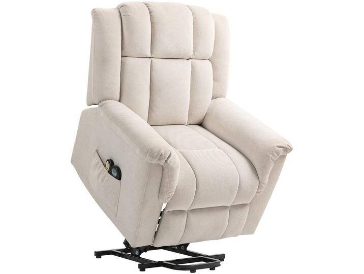 HOMCOM RELAXSESSEL, Beige, 85x104x91 cm, Wohnzimmer, Sessel, Relaxsessel HOMCOM RELAXSESSEL, Beige, 85x104x91 cm, Wohnzimmer, Sessel, Relaxsessel von Homcom