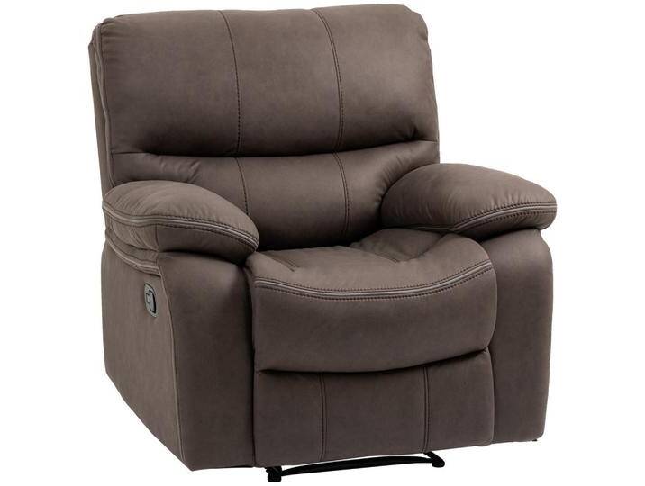 HOMCOM RELAXSESSEL, Braun, Kunststoff, 90x96x97 cm, Wohnzimmer, Sessel, Relaxsessel HOMCOM RELAXSESSEL, Braun, Kunststoff, 90x96x97 cm, Wohnzimmer, Sessel, Relaxsessel von Homcom