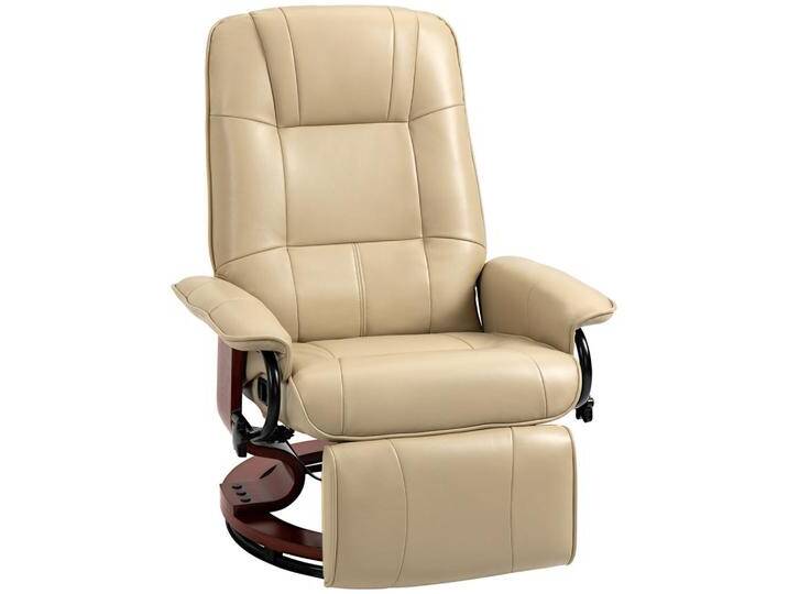 HOMCOM RELAXSESSEL,, Creme, Holz, 87x100x78 cm, Wohnzimmer, Sessel, Relaxsessel HOMCOM RELAXSESSEL,, Creme, Holz, 87x100x78 cm, Wohnzimmer, Sessel, Relaxsessel von Homcom