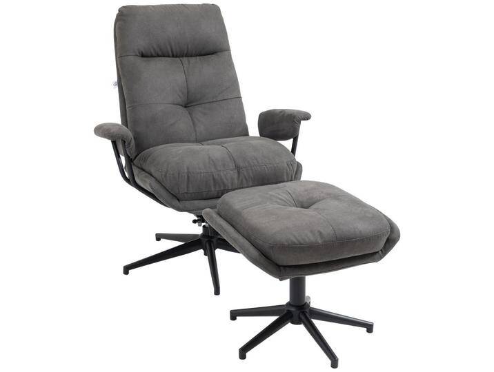 HOMCOM RELAXSESSEL, Dunkelgrau, Metall, 91x103.5x78 cm, Wohnzimmer, Sessel, Relaxsessel HOMCOM RELAXSESSEL, Dunkelgrau, Metall, 91x103.5x78 cm, Wohnzimmer, Sessel, Relaxsessel von Homcom