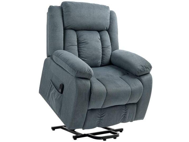 HOMCOM RELAXSESSEL, Grau, 1-Sitzer, Füllung: Polyester,Taschenfederkern, 92x105x94 cm, Wohnzimmer, Sessel, Relaxsessel HOMCOM RELAXSESSEL, Grau, 1-Sitzer, Füllung: Polyester,Taschenfederkern, 92x105x94 cm, Wohnzimmer, Sessel, Relaxsessel von Homcom