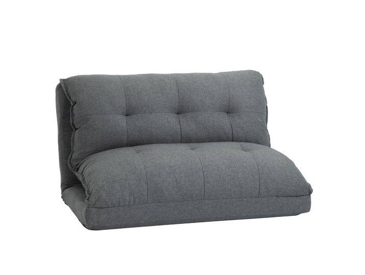 HOMCOM BODENSTUHL, Grau, Metall, 71x54x100 cm, Wohnzimmer, Sessel, Polstersessel von Homcom