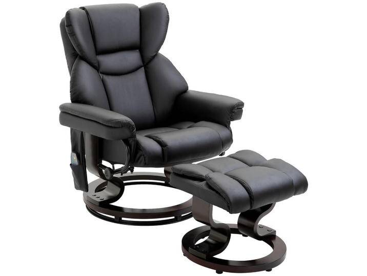 HOMCOM RELAXSESSEL, Schwarz, Holz, Füllung: Schaumstoff, 82x101x79 cm, Wohnzimmer, Sessel, Relaxsessel HOMCOM RELAXSESSEL, Schwarz, Holz, Füllung: Schaumstoff, 82x101x79 cm, Wohnzimmer, Sessel, Relaxsessel von Homcom