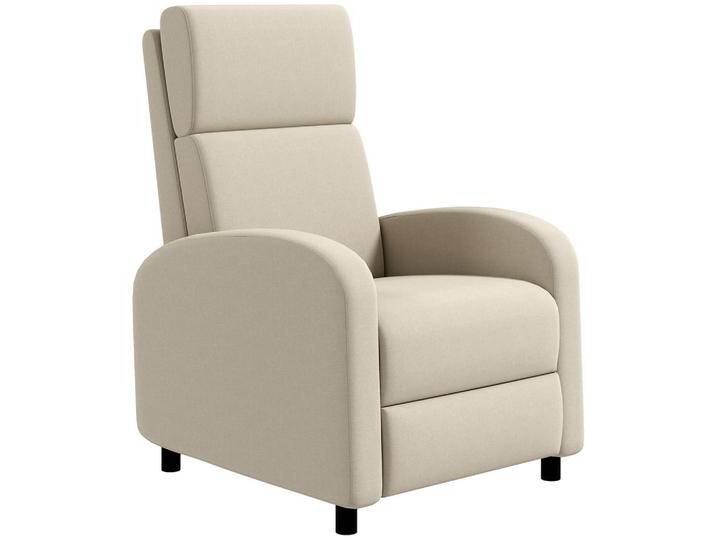 HOMCOM RELAXSESSEL, Creme, 1-Sitzer, Füllung: Schaumstoff,Taschenfederkern, 64x102x86 cm, Wohnzimmer, Sessel, Polstersessel HOMCOM RELAXSESSEL, Creme, 1-Sitzer, Füllung: Schaumstoff,Taschenfederkern, 64x102x86 cm, Wohnzimmer, Sessel, Polstersessel von Homcom