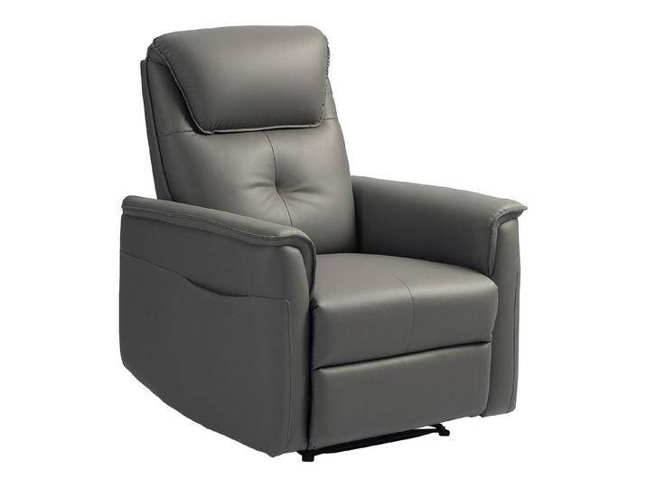 HOMCOM Relaxsessel mit Liegefunktion, Taschenfederkern (Fernsehsessel, 1-St., TV-Sessel), für Wohnzimmer, Schlafzimmer, Hellgrau, grau von Homcom