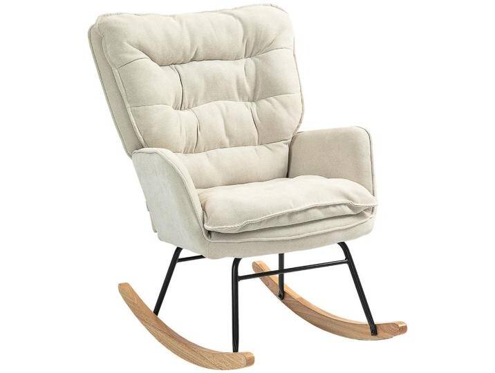 HOMCOM SCHAUKELSTUHL, Beige, Buche, Füllung: Schaumstoff, 98.5x97x71 cm, Wohnzimmer, Sessel, Schaukelstühle HOMCOM SCHAUKELSTUHL, Beige, Buche, Füllung: Schaumstoff, 98.5x97x71 cm, Wohnzimmer, Sessel, Schaukelstühle von Homcom