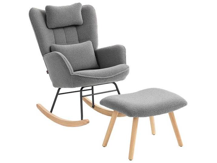 HOMCOM SCHAUKELSTUHL, Dunkelgrau, Echtholz, 1-Sitzer, Füllung: Schaumstoff,Polyester,Schaumstoff, einzeln stellbar, 70.5x99.5x101.5 cm, Wohnzimmer, Sessel, Schaukelstühle HOMCOM SCHAUKELSTUHL, Dunkelgrau, Echtholz, 1-Sitzer, Füllung: Schaumstoff,Polyester,Schaumstoff, einzeln stellbar, 70.5x99.5x101.5 cm, Wohnzimmer, Sessel, Schaukelstühle von Homcom