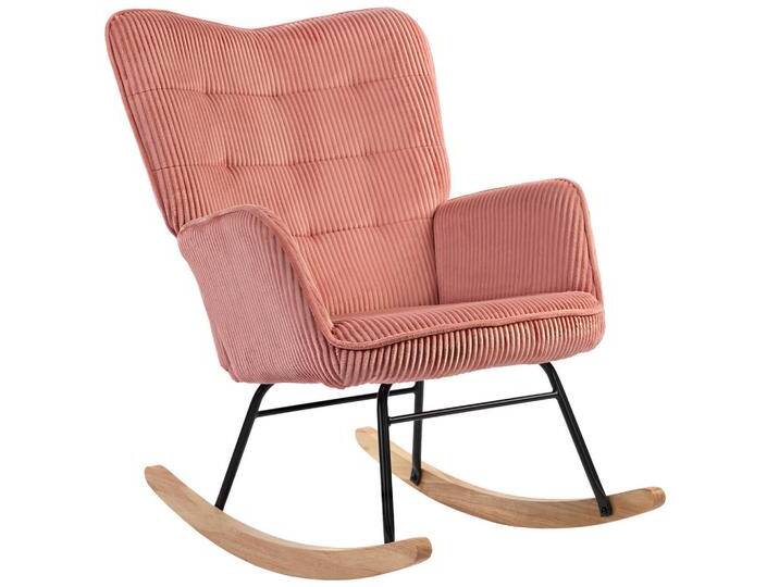 HOMCOM SCHAUKELSTUHL,, Dunkelrosa, Kunststoff, 98x101x71 cm, Wohnzimmer, Sessel, Schaukelstühle von Homcom