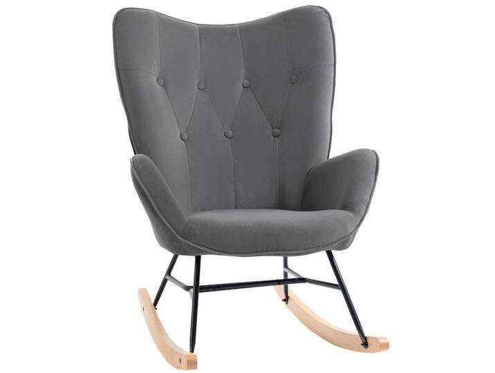 HOMCOM SCHAUKELSTUHL, Grau, Kunststoff, 70x96x65 cm, Wohnzimmer, Sessel, Schaukelstühle von Homcom
