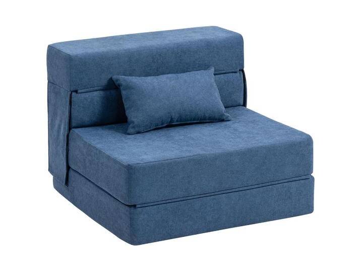 HOMCOM SCHLAFSESSEL, Blau, Kunststoff, 80x15x210 cm, Wohnzimmer, Sessel, Schlafsessel von Homcom
