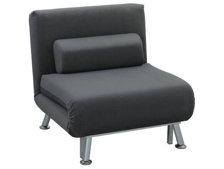 HOMCOM KLAPPBAR, Dunkelgrau, 1-Sitzer, Füllung: Schaumstoff, einzeln stellbar, 70x75x75 cm, Wohnzimmer, Sessel, Schlafsessel HOMCOM KLAPPBAR, Dunkelgrau, 1-Sitzer, Füllung: Schaumstoff, einzeln stellbar, 70x75x75 cm, Wohnzimmer, Sessel, Schlafsessel von Homcom