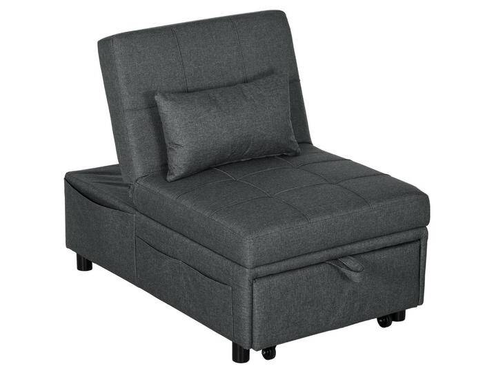 HOMCOM SCHLAFSESSEL, Grau, Holz, 104x81x65.5 cm, Wohnzimmer, Sessel, Schlafsessel von Homcom