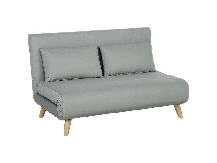 HOMCOM SCHLAFSOFA, Hellgrau, Kautschukholz, 2-Sitzer, Füllung: Polyester, 78x79x130 cm, Wohnzimmer, Sofas & Couches, Schlafsofas HOMCOM SCHLAFSOFA, Hellgrau, Kautschukholz, 2-Sitzer, Füllung: Polyester, 78x79x130 cm, Wohnzimmer, Sofas & Couches, Schlafsofas von Homcom