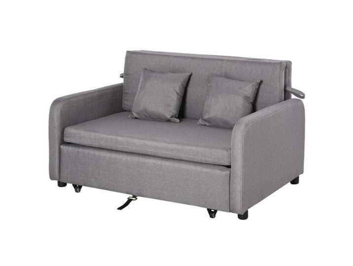 HOMCOM SCHLAFSOFA, Grau, 136x84x92 cm, Wohnzimmer, Sofas & Couches, Schlafsofas HOMCOM SCHLAFSOFA, Grau, 136x84x92 cm, Wohnzimmer, Sofas & Couches, Schlafsofas von Homcom