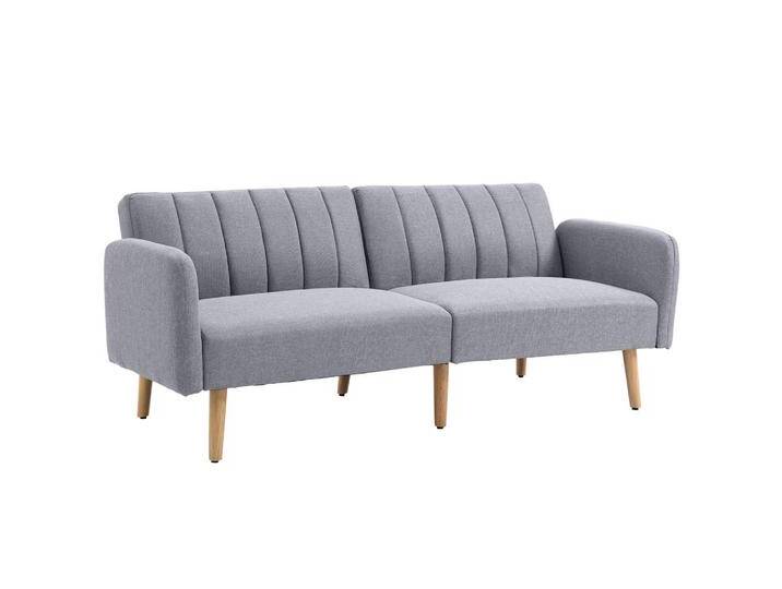 HOMCOM SCHLAFSOFA, Grau, 173x73x75 cm, Wohnzimmer, Sofas & Couches, Schlafsofas von Homcom