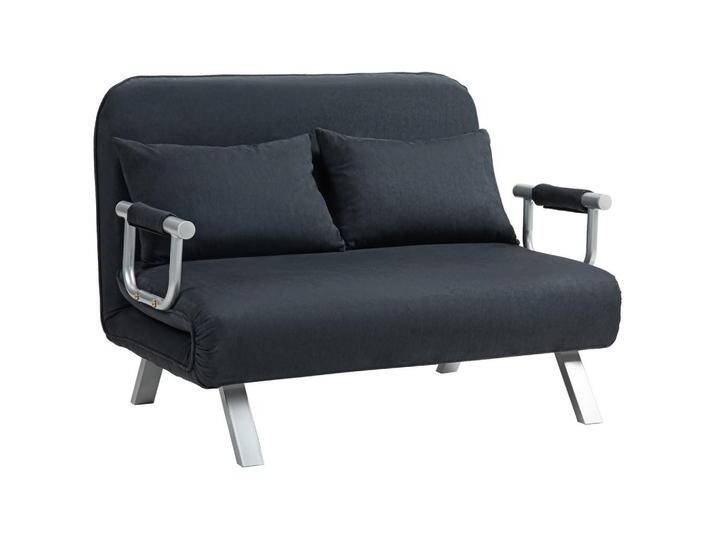 HOMCOM 2-SITZER, Schwarz, Füllung: Schaumstoff, 80x78x111 cm, Wohnzimmer, Sofas & Couches, Schlafsofas HOMCOM 2-SITZER, Schwarz, Füllung: Schaumstoff, 80x78x111 cm, Wohnzimmer, Sofas & Couches, Schlafsofas von Homcom
