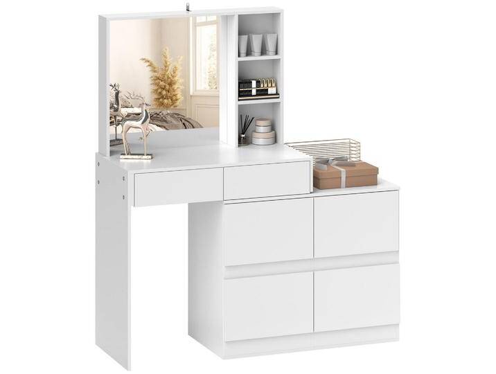 HOMCOM SCHMINKTISCH, Weiß, 71.3x122.5x38.5 cm, Schlafzimmer, Schminktische HOMCOM SCHMINKTISCH, Weiß, 71.3x122.5x38.5 cm, Schlafzimmer, Schminktische von Homcom