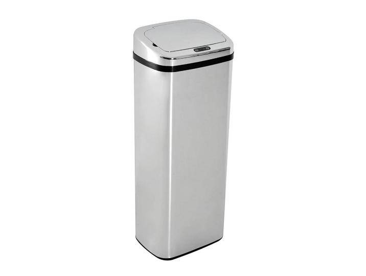 HOMCOM SENSOR, Silber, Metall, 25x84x33 cm, Küchen, Küchenausstattung, Mülleimer von Homcom