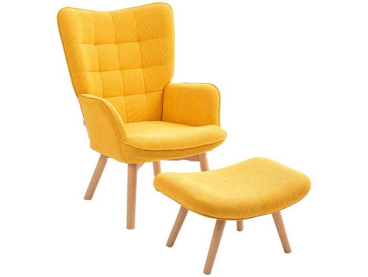 HOMCOM OHRENSESSEL, Orange, Buche, 1-Sitzer, Füllung: Schaumstoff, 80x101x72 cm, Wohnzimmer, Sessel, Relaxsessel HOMCOM OHRENSESSEL, Orange, Buche, 1-Sitzer, Füllung: Schaumstoff, 80x101x72 cm, Wohnzimmer, Sessel, Relaxsessel von Homcom