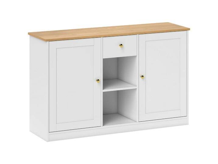 HOMCOM SIDEBOARD, Weiß, 35x75.2x120 cm, Wohnzimmer, Kommoden & Sideboards, Sideboards von Homcom