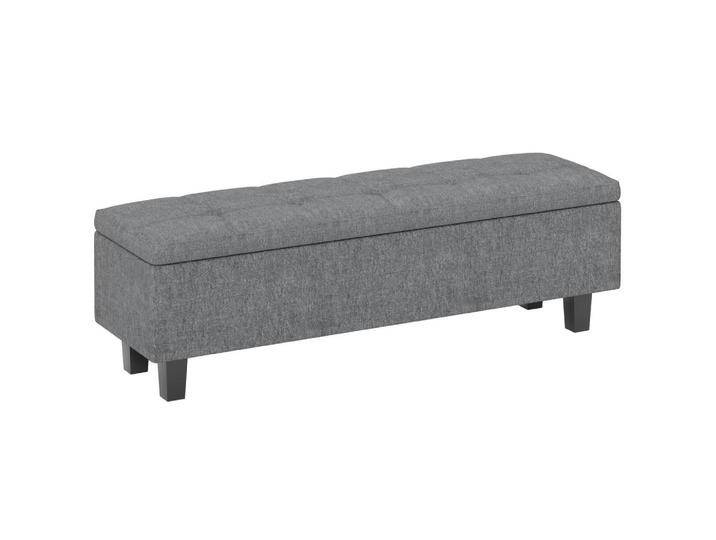 HOMCOM SITZBANK, Dunkelgrau, 138x45x40 cm, Esszimmer, Bänke, Sitzbänke von Homcom