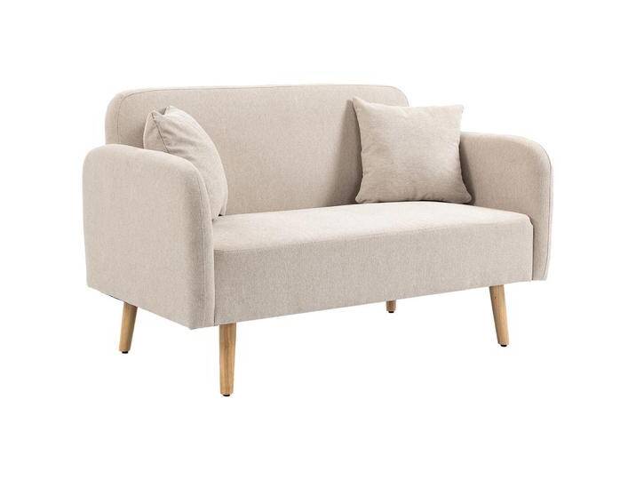 HOMCOM SOFA, Creme, Holz, 70x80x130 cm, Wohnzimmer, Sofas & Couches, Sofas HOMCOM SOFA, Creme, Holz, 70x80x130 cm, Wohnzimmer, Sofas & Couches, Sofas von Homcom