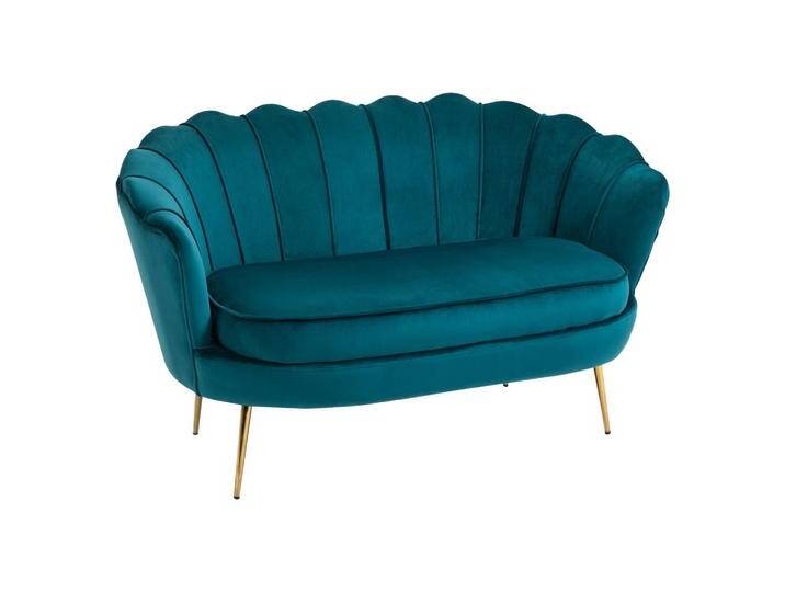 HOMCOM SOFA, Dunkelgrün, 2-Sitzer, Füllung: Schaumstoff, 77x77x130 cm, Wohnzimmer, Sofas & Couches, Sofas, 2-Sitzer Sofas von Homcom