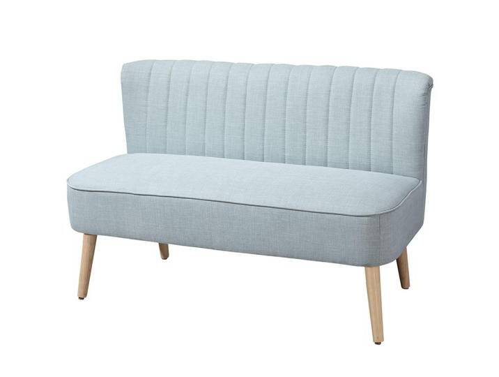 HOMCOM SOFA, Grün, Holz, 56.5x77x117 cm, Wohnzimmer, Sofas & Couches, Sofas von Homcom