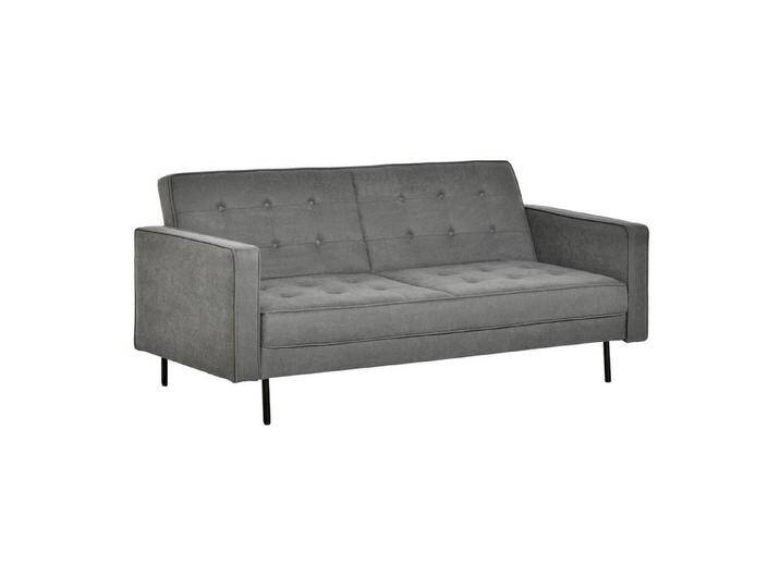 HOMCOM Schlafsofa 3-Sitzer Schlafcouch mit Schlaffunktion, Bettsofa 1 Teile, Eukalyptusholz Baumwolle Grau 185 x 91 x 78,5 cm, grau HOMCOM Schlafsofa 3-Sitzer Schlafcouch mit Schlaffunktion, Bettsofa 1 Teile, Eukalyptusholz Baumwolle Grau 185 x 91 x 78,5 cm, grau von Homcom