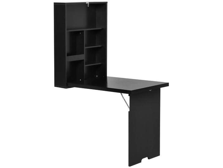 HOMCOM WANDKLAPPTISCH,, Schwarz, Kunststoff, 94.5x147x60 cm, Esszimmer, Tische von Homcom
