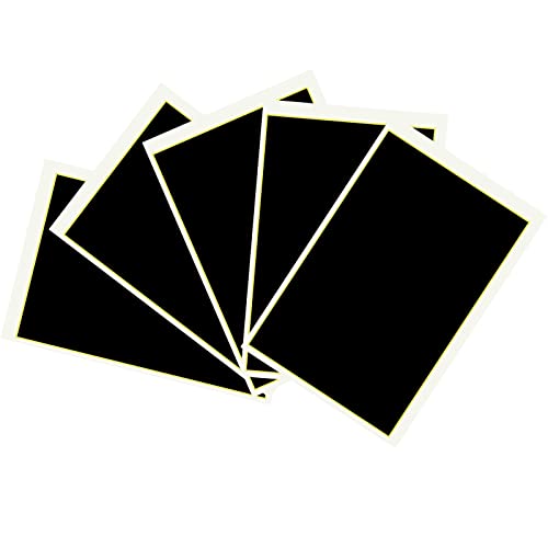 Lasermarkierungspapier, 36x24CM Laser Farbpapier, 5 Farben optional für Lasermarkierungs- und Graviermaschinen zum Gravieren auf Keramik und Glas (Schwarz) von HomdMarket