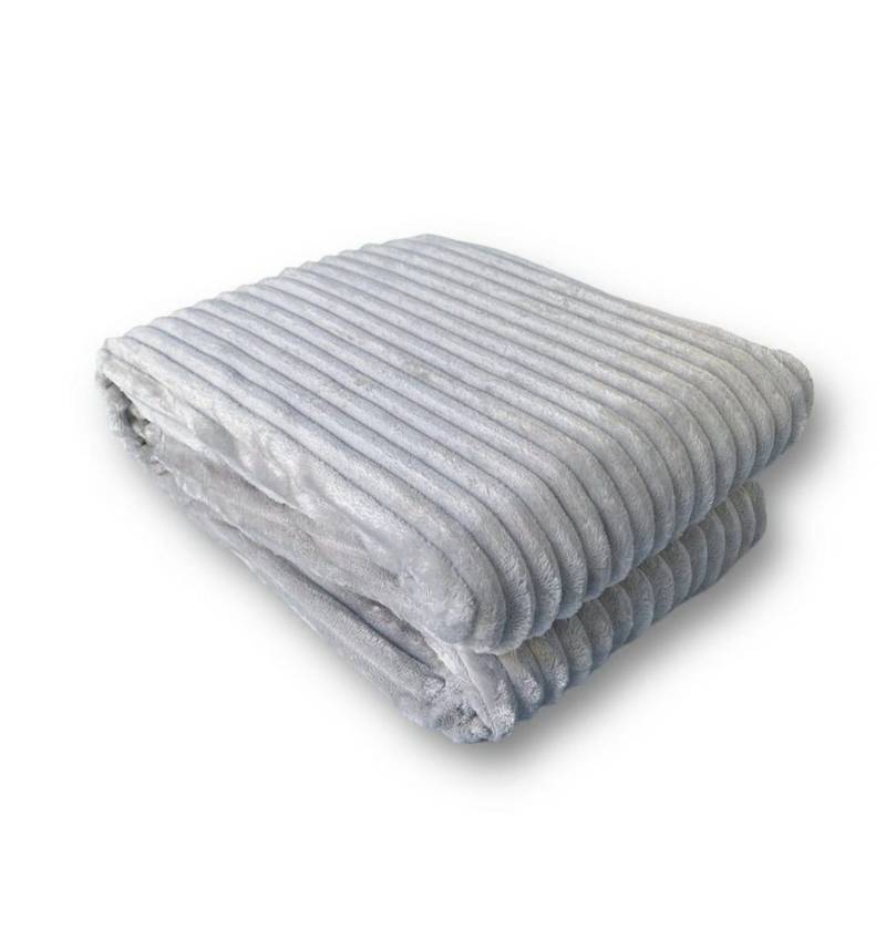 Wohndecke Wohndecke in Cord Optik » Kuscheldecke 150 x 200 cm, VewoTex, » Tagesdecke Flanell » Wohndecke 260 g/m² von VewoTex