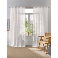 Home affaire Collection Vorhang "Linsdorf" Multifunktionsband 1 Stk. tlg. Leinenstruktur, halbtransparent von Home Affaire Collection