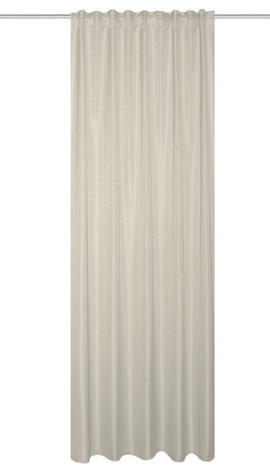 Home Basics Gardine 080530 Kombiband Fertigschal SOFTY halbtransparent, (1 St), Polyester von Home Basics