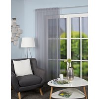 Home Basics Gardine "VINA", (1 St.), halbtransparent von Home Basics