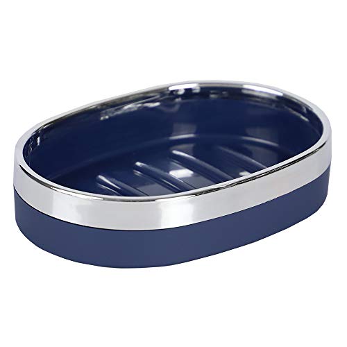 Home Basics SD35001 Seifenschale, oval, Marineblau von HOME BASICS