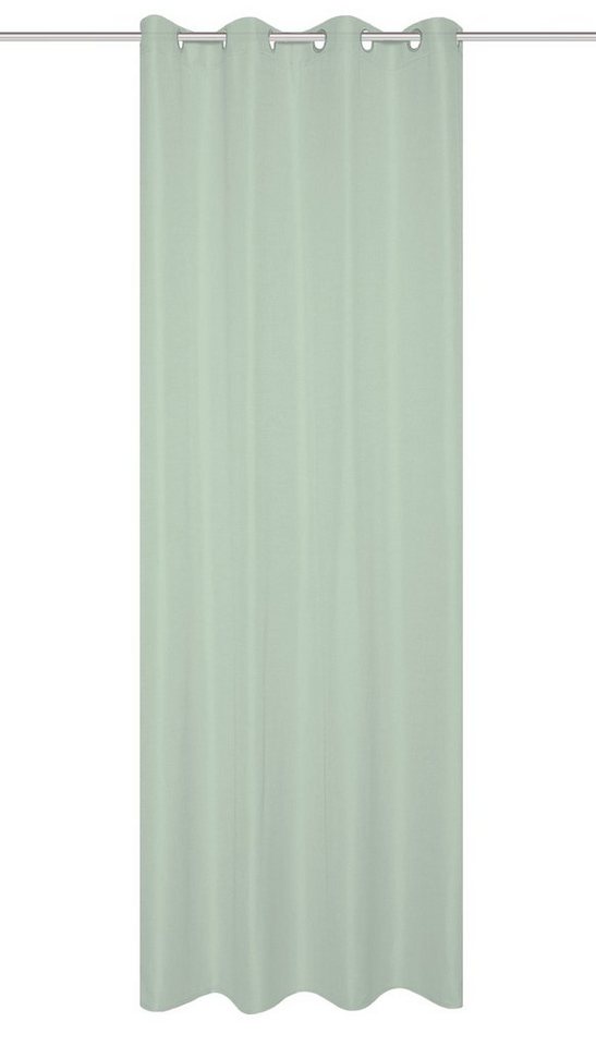 Home Basics Vorhang 800530 Ösen Fertigschal SOFTY halbtransparent, Leinenstrucktur, (1 St), 100% Polyester von Home Basics