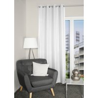 Home Basics Vorhang "ATLANTIK", (1 St.), Ösenschal Uni ATLANTIK von Home Basics