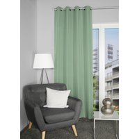 Home Basics Vorhang "ATLANTIK", (1 St.), Ösenschal Uni ATLANTIK von Home Basics