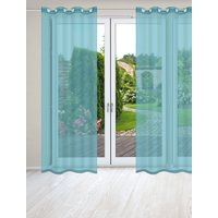 Home Basics Vorhang "DOLLY", (2 St.), 2er Pack Ösenschal DOLLY von Home Basics