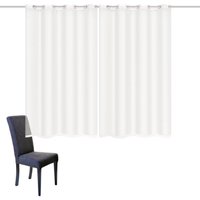 Home Basics Vorhang "DOLLY", (2 St.), 2er Pack Ösenschal DOLLY von Home Basics