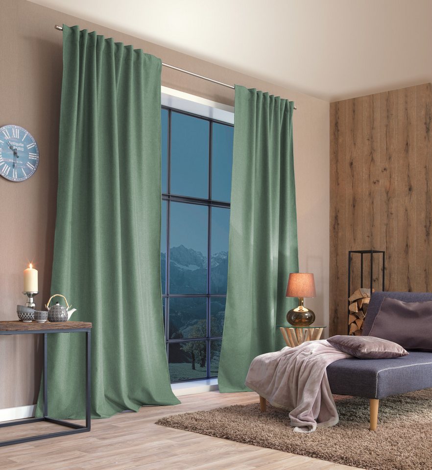 Home Basics Vorhang ESKIMO (1 St), Multifunktionsband, blickdicht, Thermoschal, Multifunktionsband von Home Basics