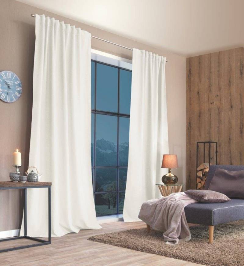 Home Basics Vorhang HOMEbasics 085960 ESKIMO Verdunkelungsvorhang mit Thermofunktion, (1 St), Polyester von Home Basics