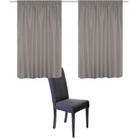 Home Basics Vorhang "MAITE", (2 St.) von Home Basics