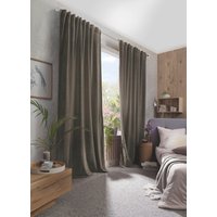 Home Basics Vorhang "WOLLY", (2 St.), 2er Pack Thermochenille Uni WOLLY von Home Basics